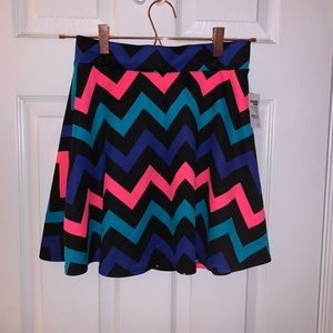 Colorful Chevron Skirt